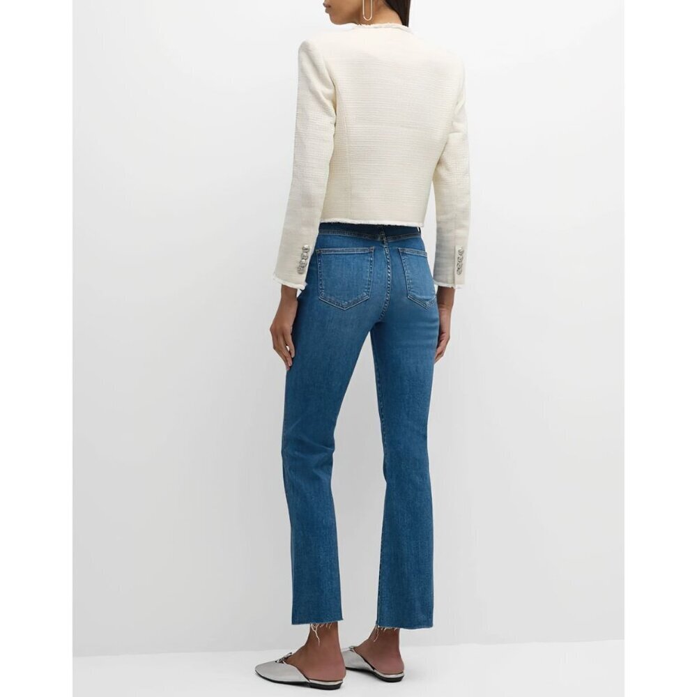 Veronica Beard Cream Blazer with Silver Buttons - Picture 5 of 16